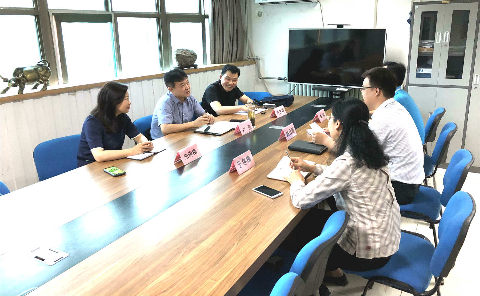平台纪委书记卢刚调研基层企业
