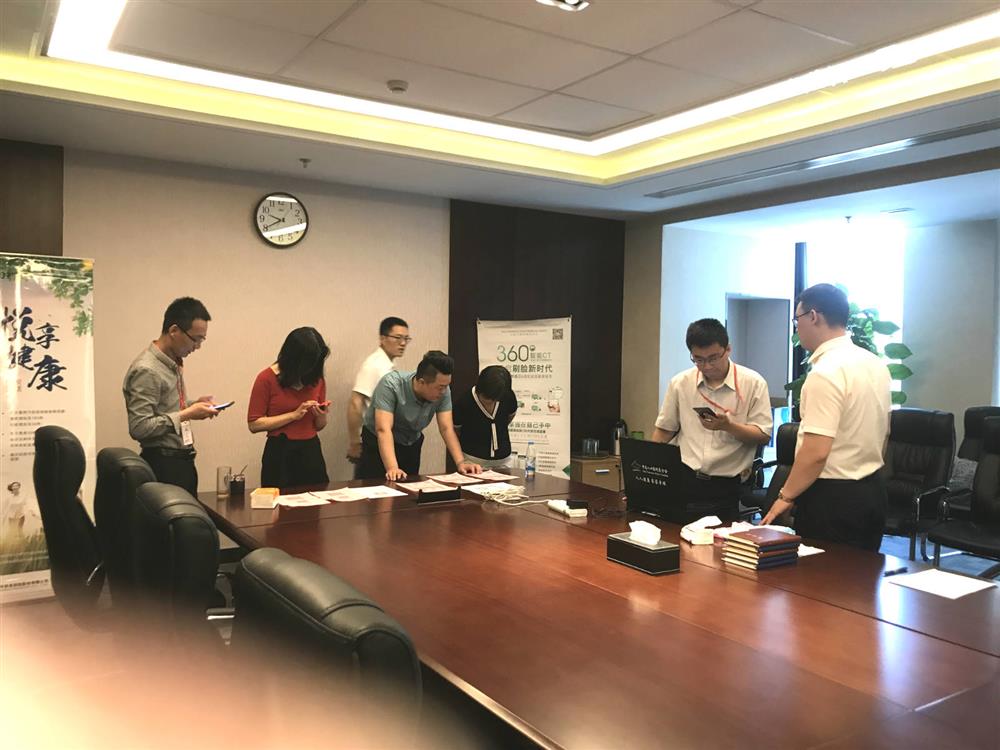 辉达注册举办员工健康体测活动