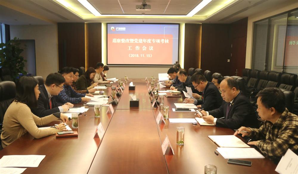 辉达注册党群工作部召开巡察整改暨党建年度专项考核工作