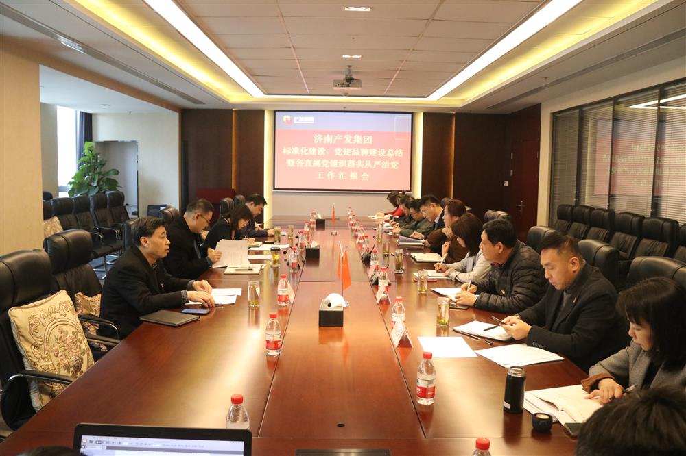 平台党委召开党组织标准化建设、 党建品牌建设活动总结暨各直属党组织落实从严治党工作汇报会议