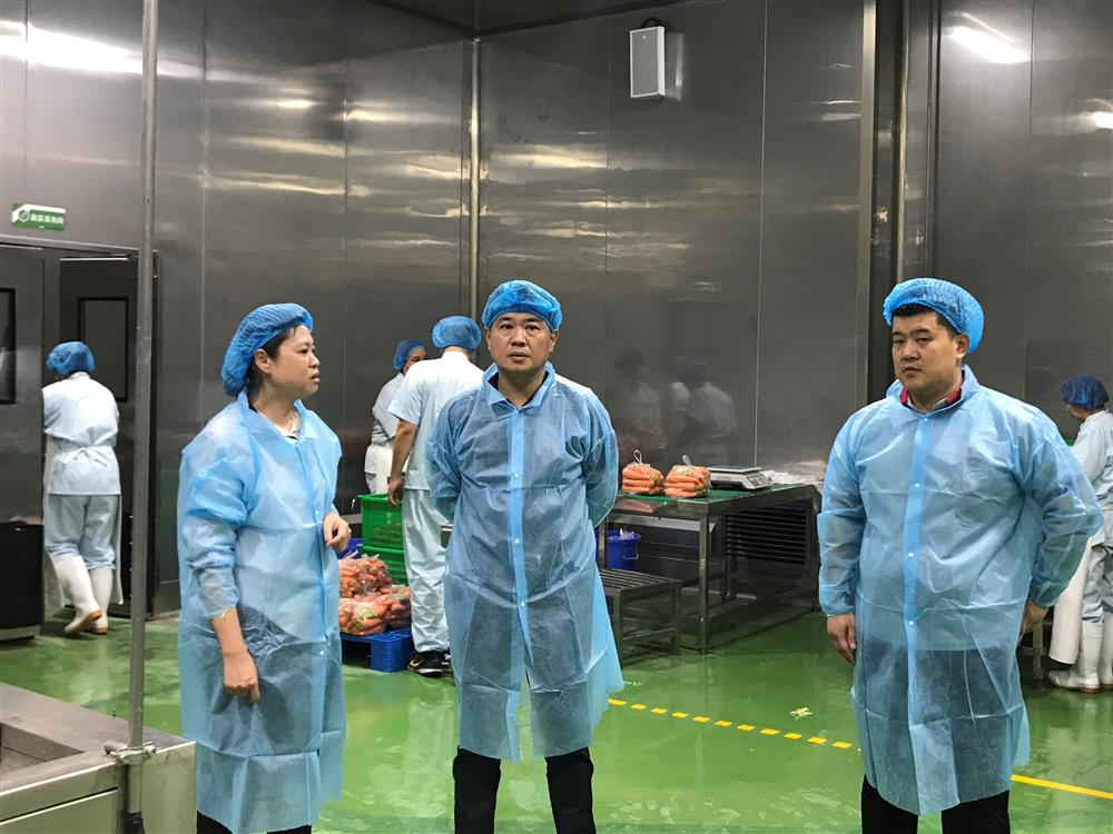 辉达娱乐纪委书记卢刚赴金德利平台食品产业园调研