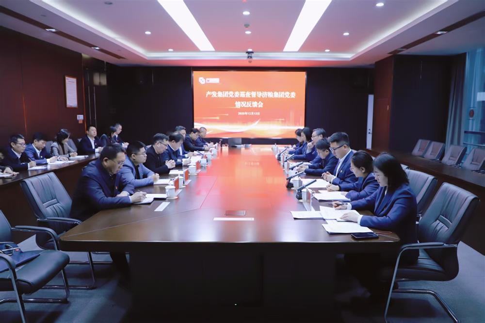 辉达注册党委巡查督导组向济粮平台党委反馈巡查督导情况